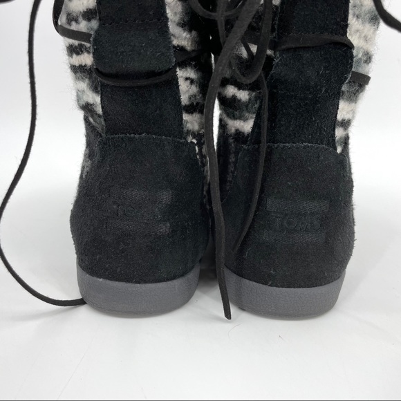 Toms black and white weather resistant boots - Picture 8 of 12